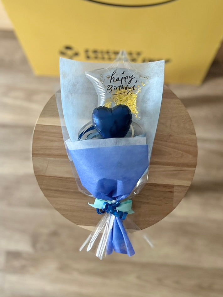 【ミニブーケ】推し色!クリアバースデー ハート