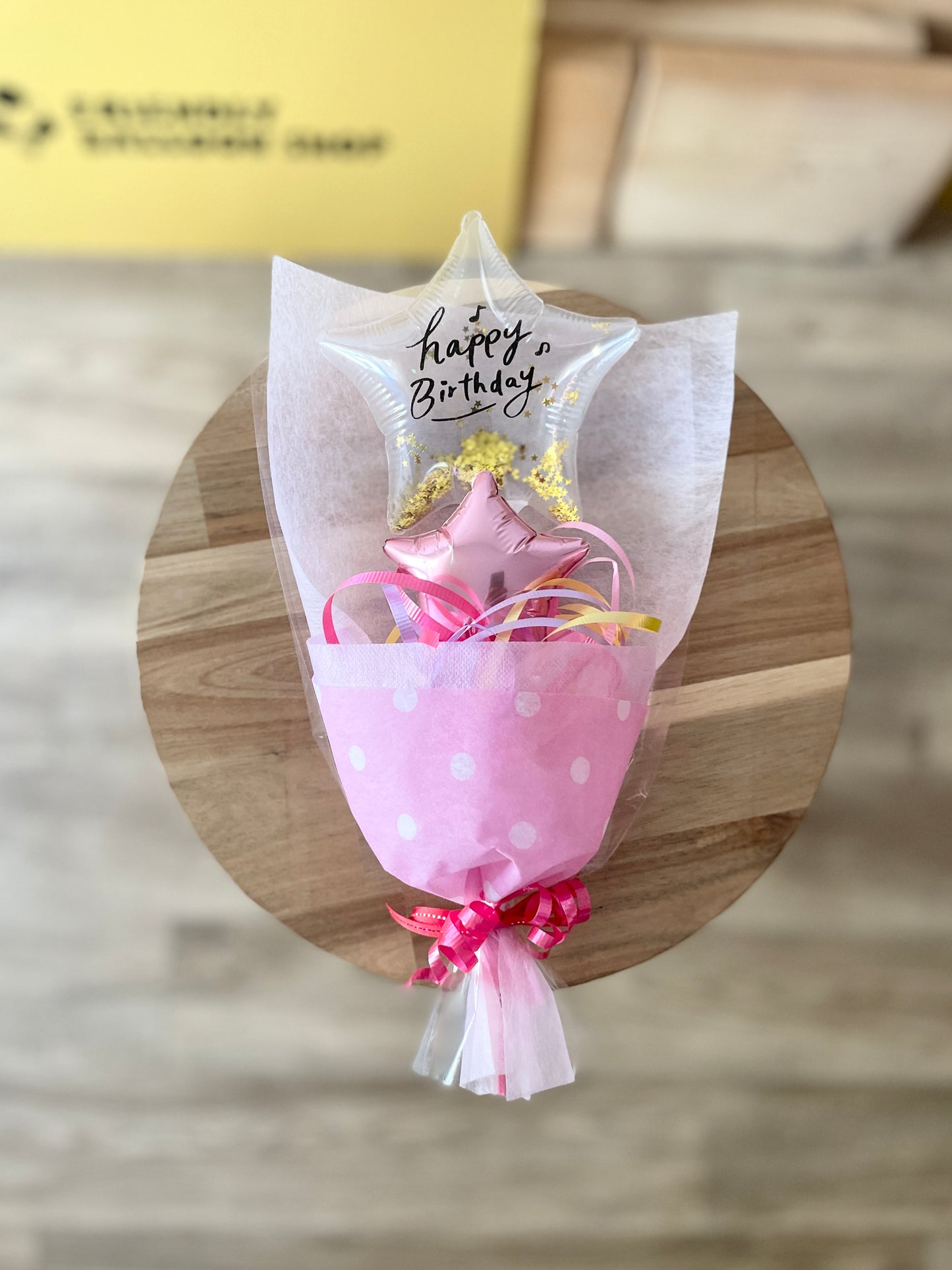 【ミニブーケ】推し色!クリアバースデー スター