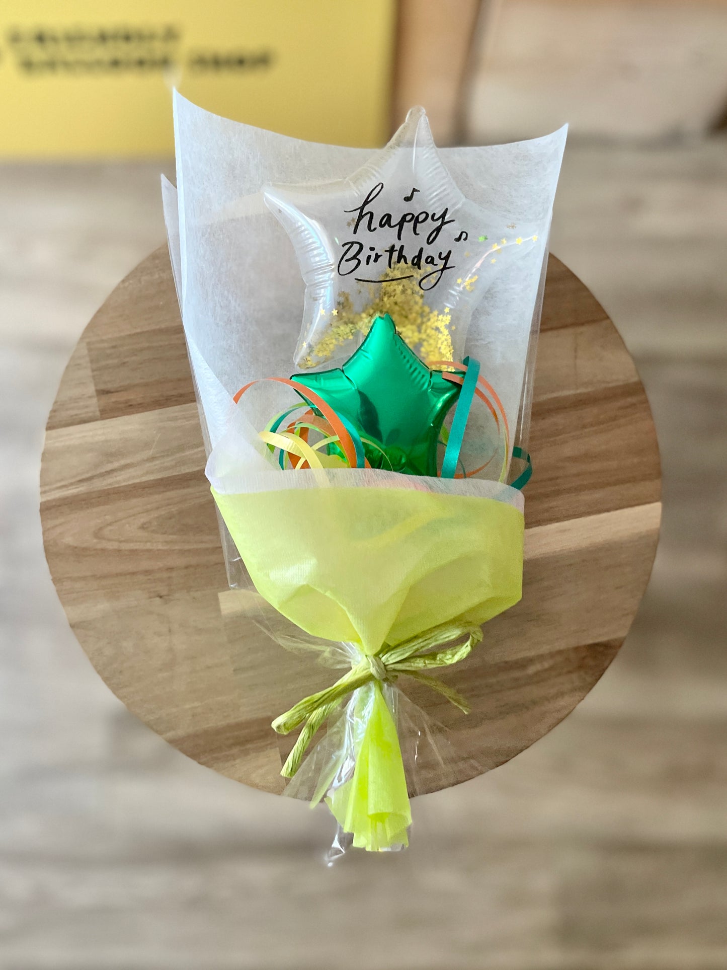 【ミニブーケ】推し色!クリアバースデー スター