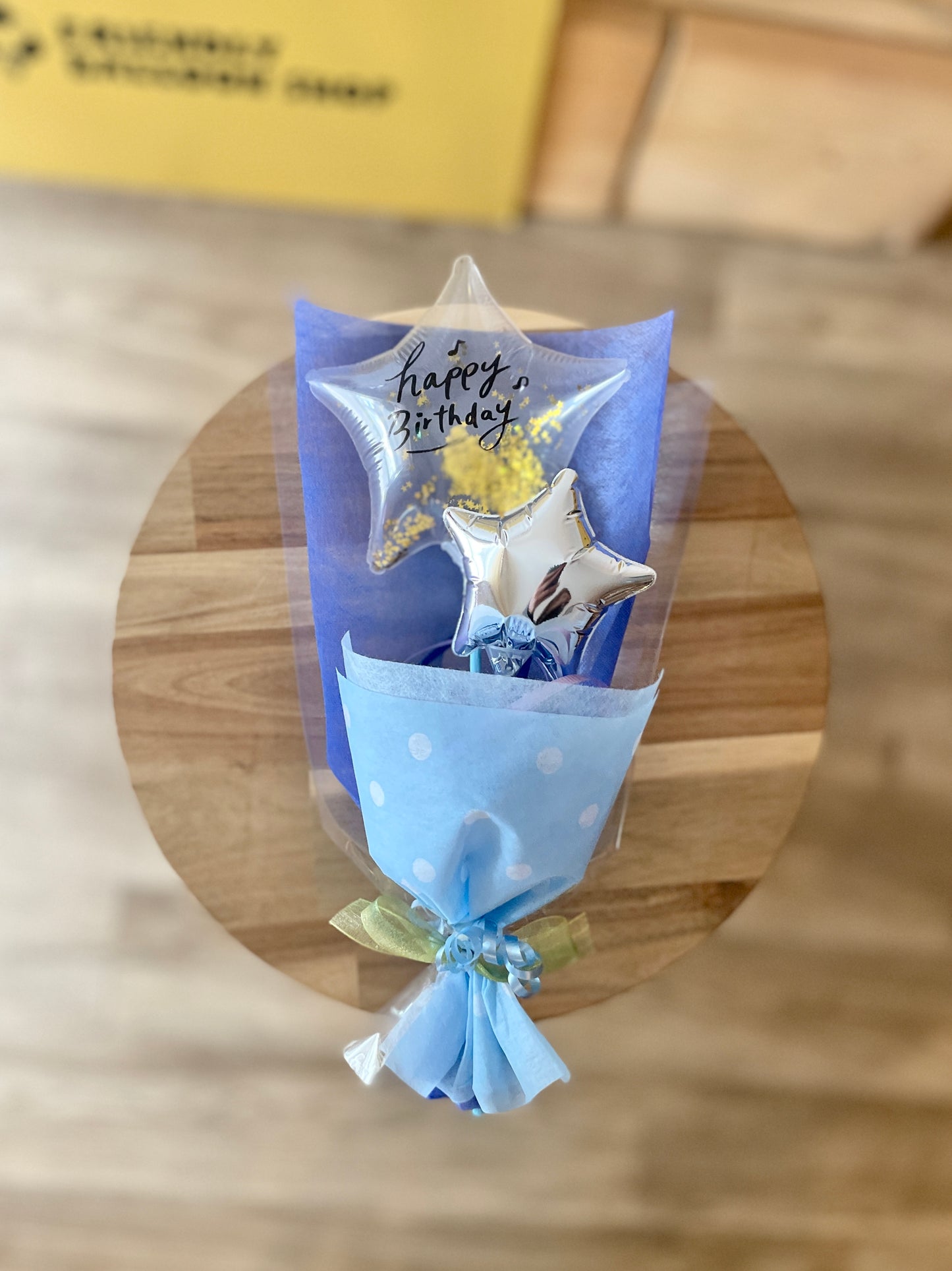 【ミニブーケ】推し色!クリアバースデー スター