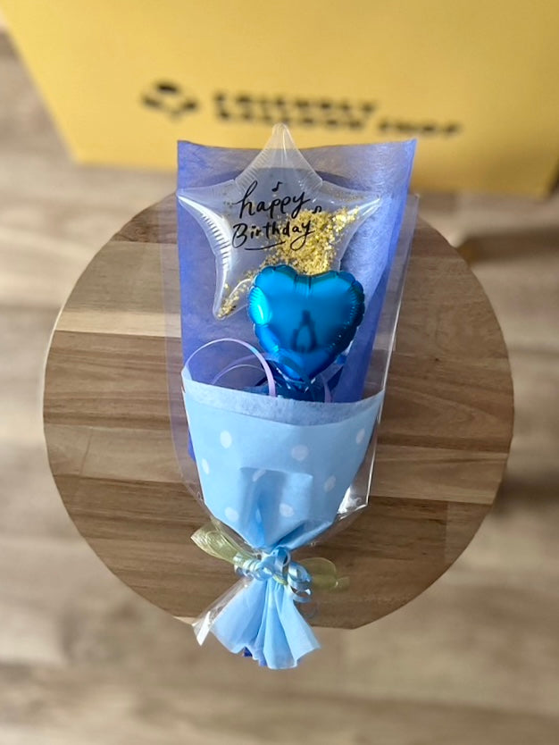 【ミニブーケ】推し色!クリアバースデー ハート