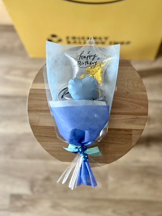 【ミニブーケ】推し色!クリアバースデー ハート